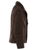 Brunello Cucinelli Caballera exterior de outling de doble pecho