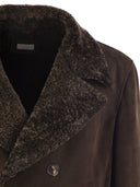 Brunello Cucinelli Caballera exterior de outling de doble pecho