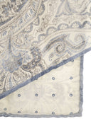 Brunello Cucinelli Double Sided Silk Clutch Bag With Paisley Design