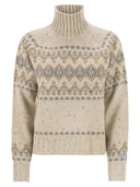 Mc2 Saint Barth Myra Donegal High Neck Jumper