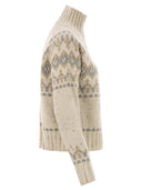 Mc2 Saint Barth Myra Donegal High Neck Jumper