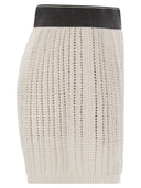Brunello Cucinelli Cotton Net Stick Shorts