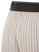 Brunello Cucinelli Cotton Net Stick Shorts