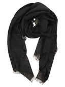 Brunello Cucinelli Diamond Cashmere And Silk Scarf