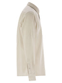 Linen Nelson Barbour e camicia a maniche lunghe in cotone