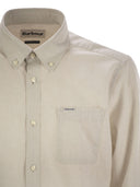 Linen Nelson Barbour e camicia a maniche lunghe in cotone