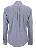 Barbour Nelson Linen And Cotton Long Sleeved Shirt