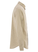 Barbour Nelson Linen And Cotton Long Sleeved Shirt