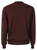 Fedeli Argentina Crew Neck Sweater In Superfine Wool
