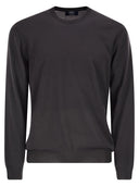 Fedeli Argentina Crew Neck Sweater In Superfine Wool