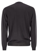 Fedeli Argentina Crew Neck Sweater In Superfine Wool