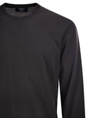 Fedeli Argentina Crew Neck Sweater In Superfine Wool