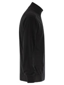 Fedeli Favonio Superfine Wool Half Zip Sweater