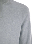 Fedeli Favonio Persia Cashmere Half Zip Sweater