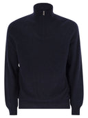 Fedeli Favonio Persia Cashmere Half Zip Sweater