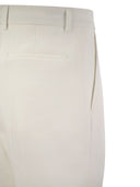 Brunello Cucinelli Leisure Fit Linen Trousers With Darts