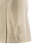 Brunello Cucinelli Diagonal Cavallo deconstruida Cavallo en lino, lana y seda