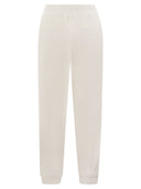 Brunello Cucinelli Cotton Fleece Trousers With Crête And Elasticated Hem