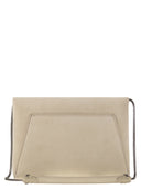 Brunello Cucinelli Bc Duo Suede Clutch Bag With Precious Chain