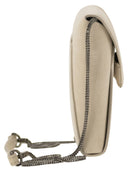 Brunello Cucinelli Bc Duo Suede Clutch Bag With Precious Chain