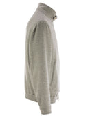 Brunello Cucinelli Wool, Silk And Cashmere Chevron Bomber Jacket