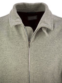 Brunello Cucinelli Wool, Silk And Cashmere Chevron Bomber Jacket