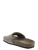 Brunello Cucinelli Precious Slides Silver