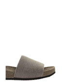 Brunello Cucinelli Precious Slides Silver