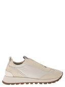 Brunello Cucinelli Suede y Techno Fabric Runners con preciosos detalles
