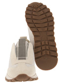 Brunello Cucinelli Suede y Techno Fabric Runners con preciosos detalles