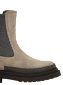 Brunello Cucinelli Suede Chelsea Boot With "Precious Detail"