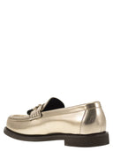 Brunello Cucinelli Minimal Calfskin Moccasin With Shiny Tassels