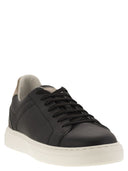 Brunello Cucinelli kalfsleer trainers met graan