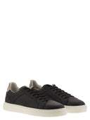 Brunello Cucinelli kalfsleer trainers met graan