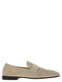 Brunello Cucinelli Soft Suede Penny Booper