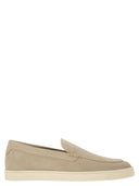 Brunello Cucinelli Chevron Effect Suede Moccasins