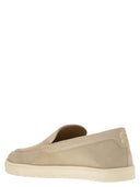 Brunello Cucinelli Chevron Effect Suede Moccasins