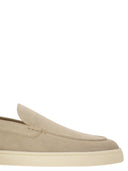 Brunello Cucinelli Chevron Effect Suede Moccasins