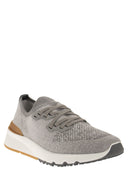 Brunello Cucinelli Runners In Chiné Cotton Knit