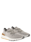 Brunello Cucinelli Runners In Chiné Cotton Knit
