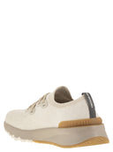 Brunello Cucinelli Cotton Chiné Knit Runners Sneaker