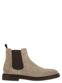 Brunello Cucinelli Chelsea Boot In Suede