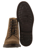 Brunello Cucinelli Suede Lace Up Boot