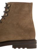 Brunello Cucinelli Suede Lace Up Boot