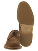 Brunello Cucinelli Suede Longwing Brogue Derby