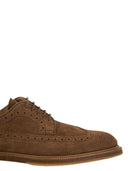 Brunello Cucinelli Suede Longwing Brogue Derby