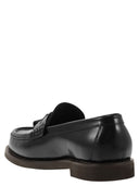 Brunello Cucinelli Minimal Calfskin Moccasin With Shiny Tassels