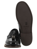Brunello Cucinelli Minimal Calfskin Moccasin With Shiny Tassels
