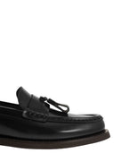 Brunello Cucinelli Minimal Calfskin Moccasin With Shiny Tassels
