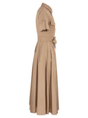 Fay Stretch Cotton Poplin Shirt Dress
